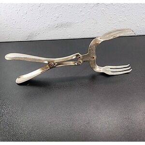 Vintage Handy Things Ludington Michigan Salad Tongs Ice Grabber MCM